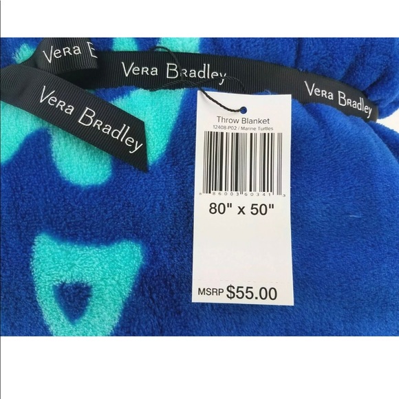 Vera Bradley Accessories Vera Bradley Turtle Throw Blanket Marine Poshmark